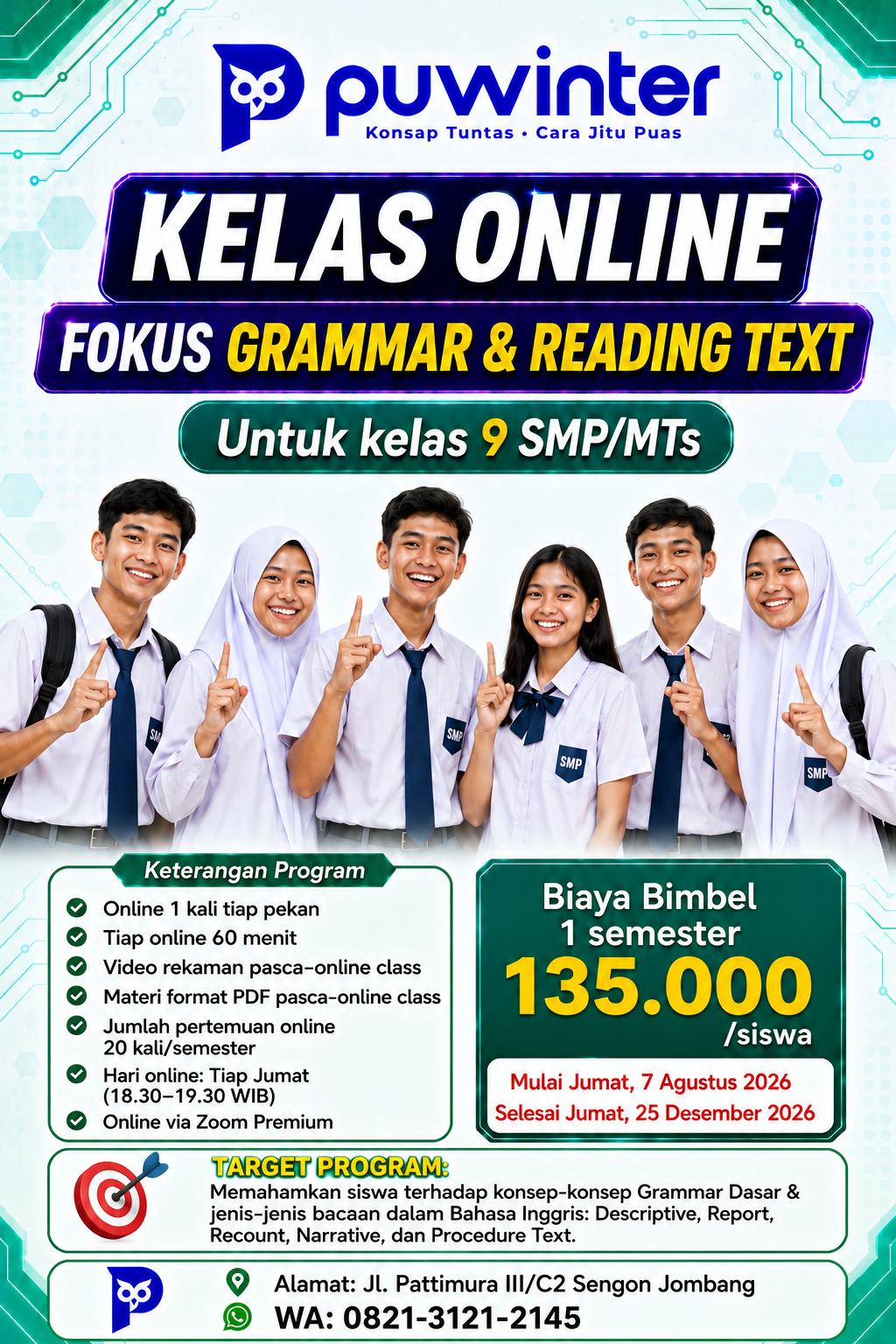 Pamflet Basic Grammar & Reading Text